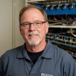 Portrait of John Durham, Lead Electronics Technician and Owner