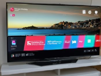 After repair: LG Android TV running smoothly with all apps and features working